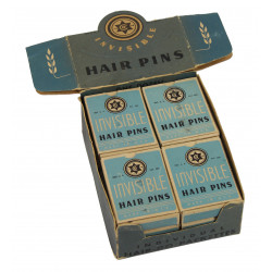 Boîte d'épingles à cheveux, Individual Packettes, INVISIBLE