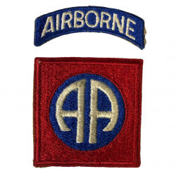 Patch, 82nd Airborne Division, Green Back, 1943