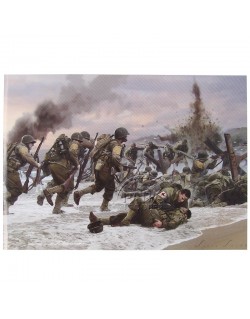Card, Commemorative, Assault on Omaha Beach