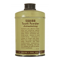 Dentifrice en poudre, SQUIBB