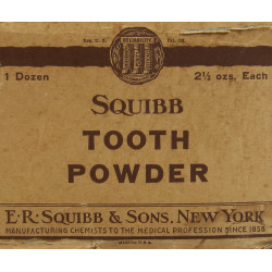Dentifrice en poudre, SQUIBB