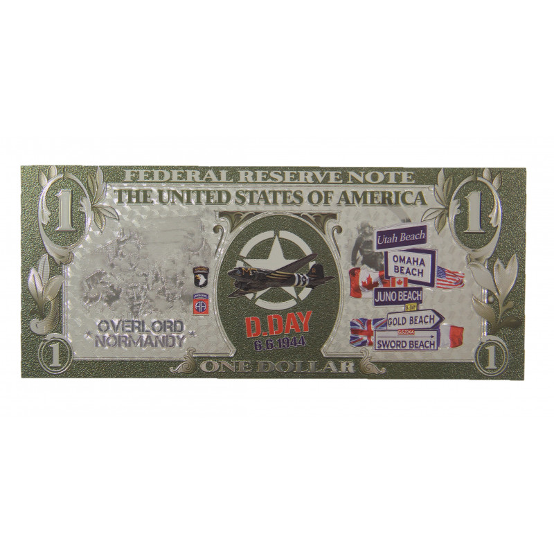 Bank note, glossy