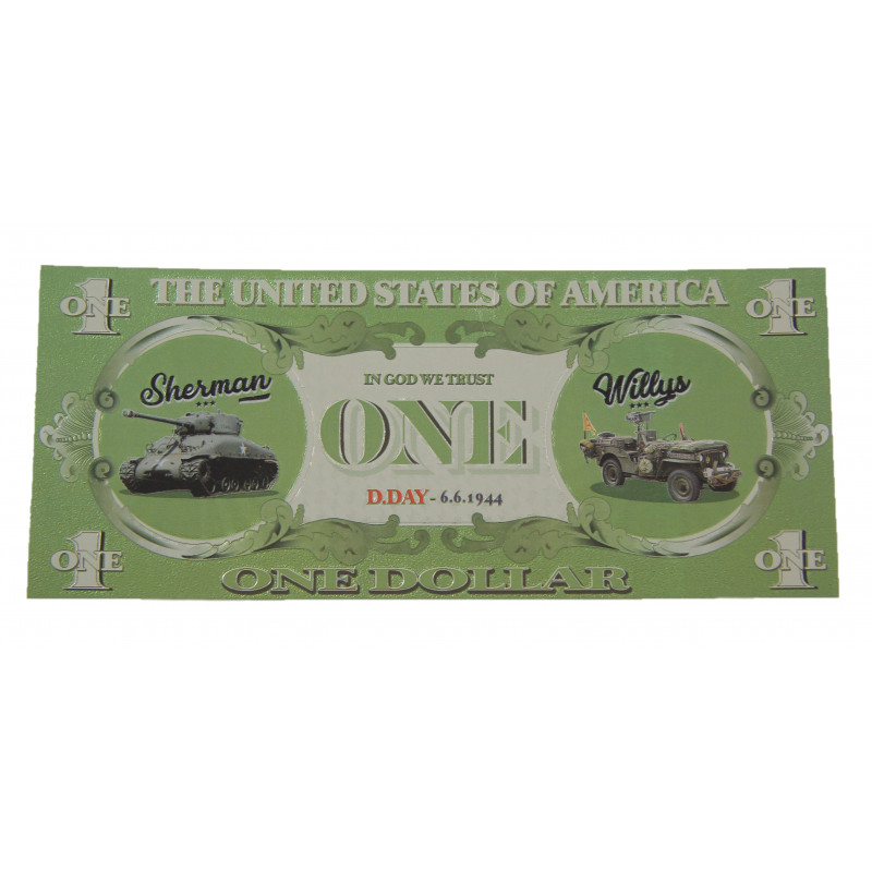Bank note, glossy