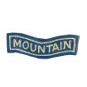Title, Mountain, 52nd (Lowland) Infantry Division, Embroidered