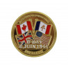 Pièce, drapeaux alliés, Victory, 32mm Pièce, drapeaux alliés, Victory, 32mm