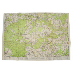 Map, US Army, St Hubert - Bois Jacques, Bastogne, 101st Airborne