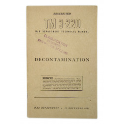 Manuel technique, TM 3-220, Decontamination, 1943
