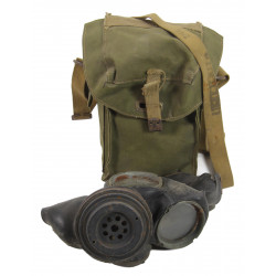 Gas Mask, British, with Bag, 1943-1944