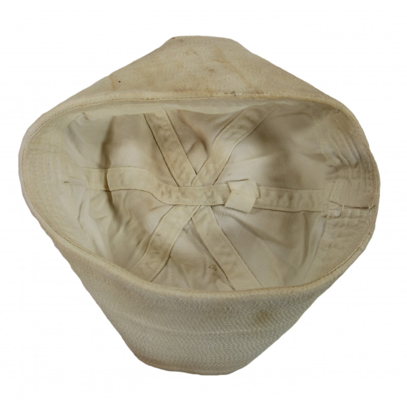 Hat, Dixie Cup, White, US Navy, Double Loop