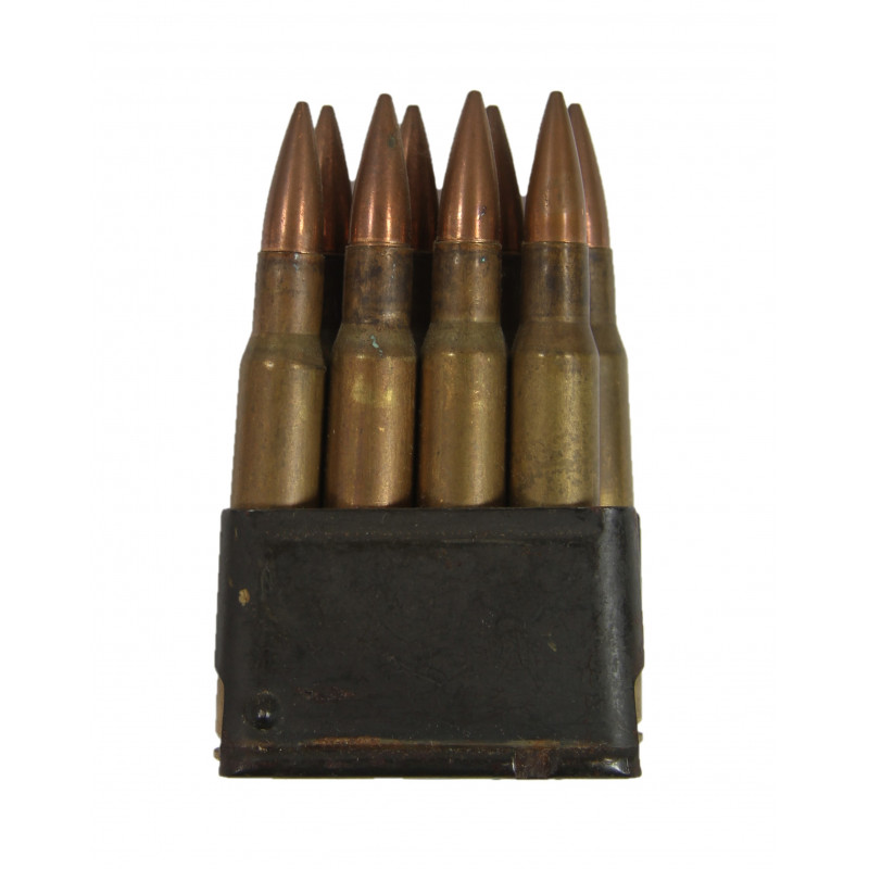 Clip M1 Garand, avec cartouches .30-06, 1942-1943