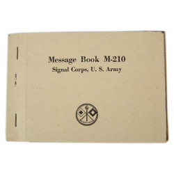 Message book, M-210, 1942