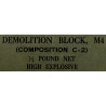 Block, Demolition, M4, Composition C-2, reproduction