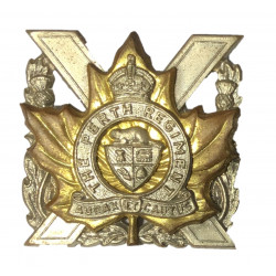 Cap Badge canadian, The Perth Regiment, Italy & Holland, Scully Ltd Montréal