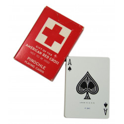 Cards, Playing, Pinochle, American Red Cross