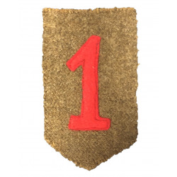 Insigne, 1st Infantry Division, fabrication précoce
