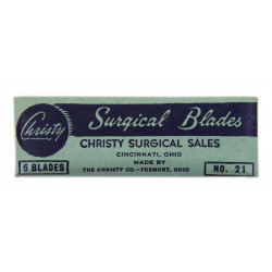 Lames de scalpel, Christy Surgical Sales