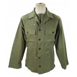 Veste de combat, treillis HBT (Herringbone Twill), OD 7