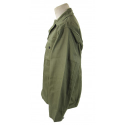 Jacket, Combat, HBT (Herringbone Twill), OD 7
