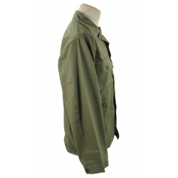 Jacket, Combat, HBT (Herringbone Twill), OD 7