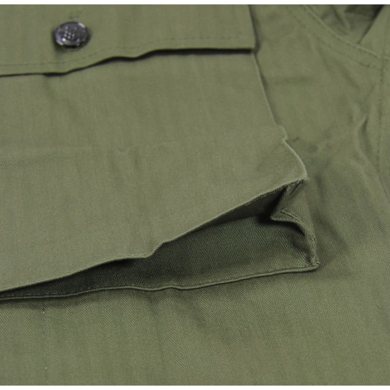 Veste de combat, treillis HBT (Herringbone Twill), OD 7