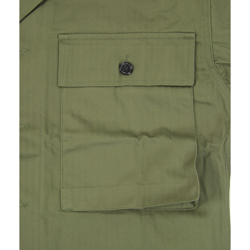 Veste de combat, treillis HBT (Herringbone Twill), OD 7