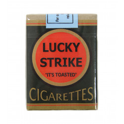 Paquet de cigarettes Lucky Strike, vert