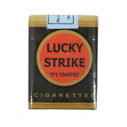 Paquet de cigarettes Lucky Strike, vert