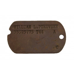 Dog Tag, William Pikovsky, ETO