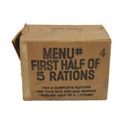 Carton, Ration, Menu 4, First Half, Ten-in-One, 1945