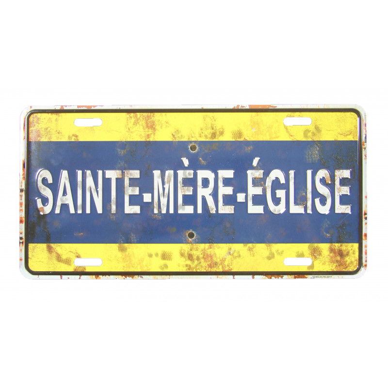 Sainte-Mère-Eglise, Vehicle Plate