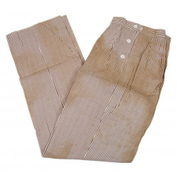 Slacks, Cotton, Seersucker, US Army Nurse Corps, Size 12