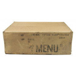 Box, Ration, 10 in 1, Menu N° 4, 1944
