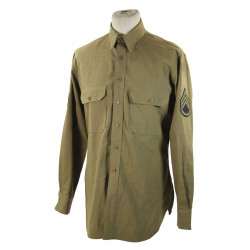 Shirt, Wool, Staff Sergeant, USAAF, Named