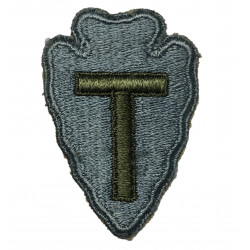 Insigne, 36th Infantry Division, dos vert, 1943