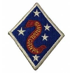 Insigne, 2nd Marine Division, USMC, 1er type, Snake Type