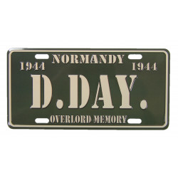 PLate, miniature, D-Day