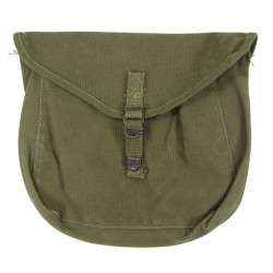 Ensemble triangle et pochette à gamelle OD 7, sac à dos M-1928, 1944