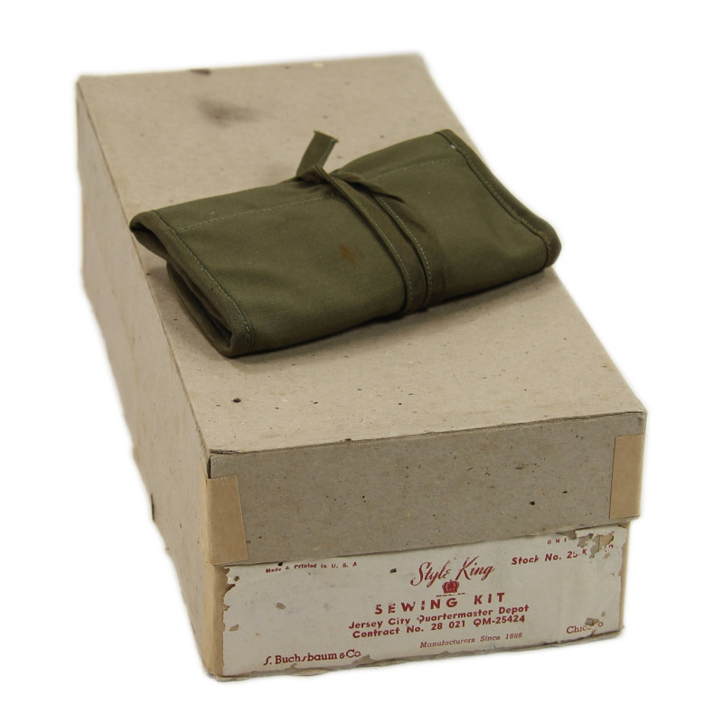 WWII Military Sewing Kit, c. 1939-1944 - Kit, Sewing