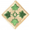 Patch, 4th Infantry Division, White Version