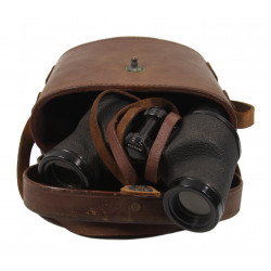 Binoculars, 6x30, M3, Nash-Kelvinator, 1942, with Case, Carrying, M17