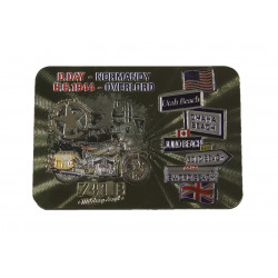 Magnet brillant, D-Day 6.6.1944, recto-verso