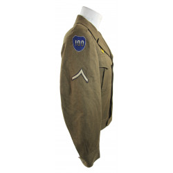 Blouson Ike, Private First Class, 100th Infantry Division, ETO-Oise