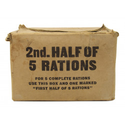 Cardbox, ration 10 in 1, 2nd Half of 5 rations
