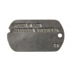 Dog Tag, Cpl. Peter Lis, USAAF, ETO