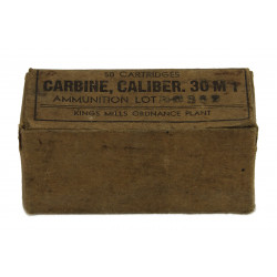 Boîte de cartouches, calibre .30 M1, Kings Mills Ordnance Plant
