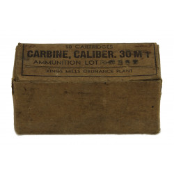 Boîte de cartouches, calibre .30 M1, Kings Mills Ordnance Plant