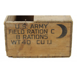 Caisse de rations Type C, US Army, 1944