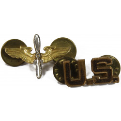 Insignias, Collar, Pair, USAAF