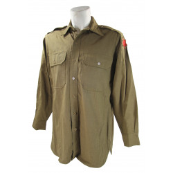 Shirt, Wool, Officer, 15 1/2 x 33, 6th Infantry Division