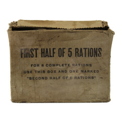 Cardbox, Ration, 1st Half of 5 rations, Ten-in-One